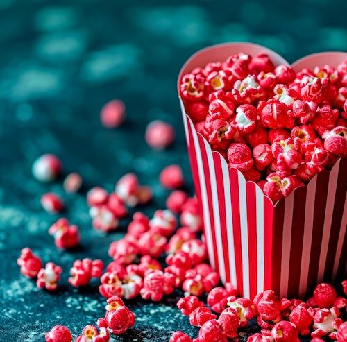 Ile gram ma duży popcorn w kinie?