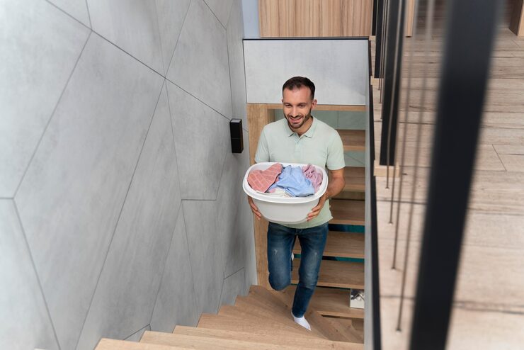 Jak ułożyć płytki w wąskim przedpokoju