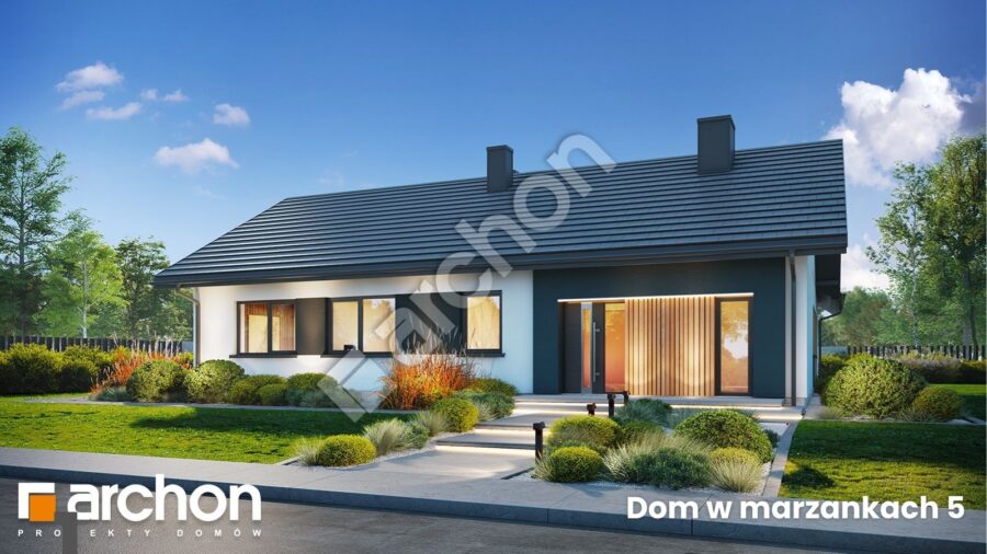 Światło, przestrzeń i wygoda – dom zaprojektowany na jednym poziomie